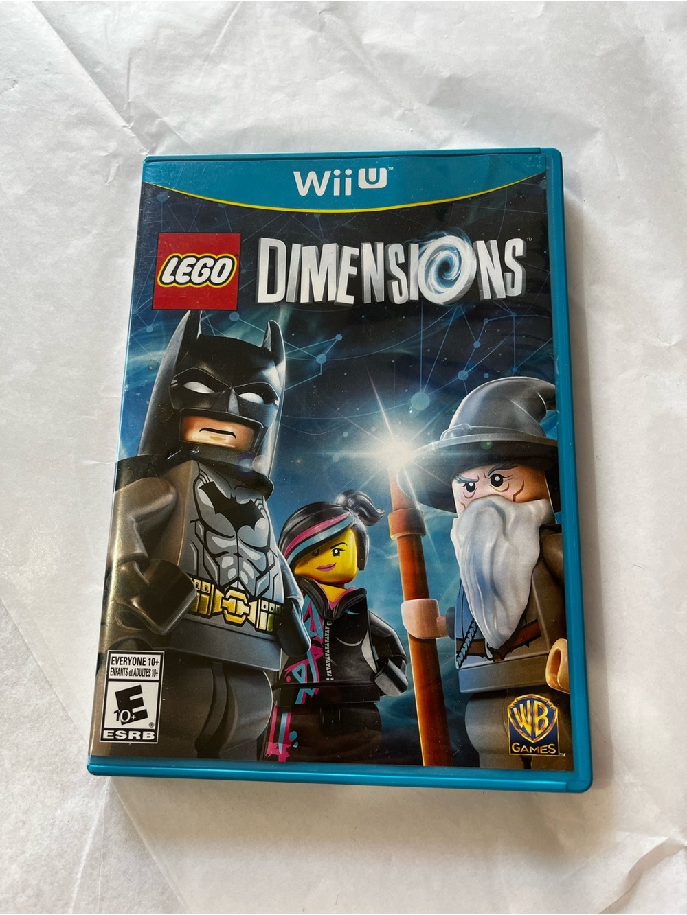Lego Dimensions Wii U Video Game with Bright Blue Case